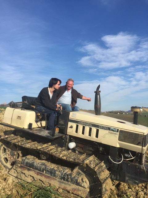 Jonny and Hugh - the  start of the project